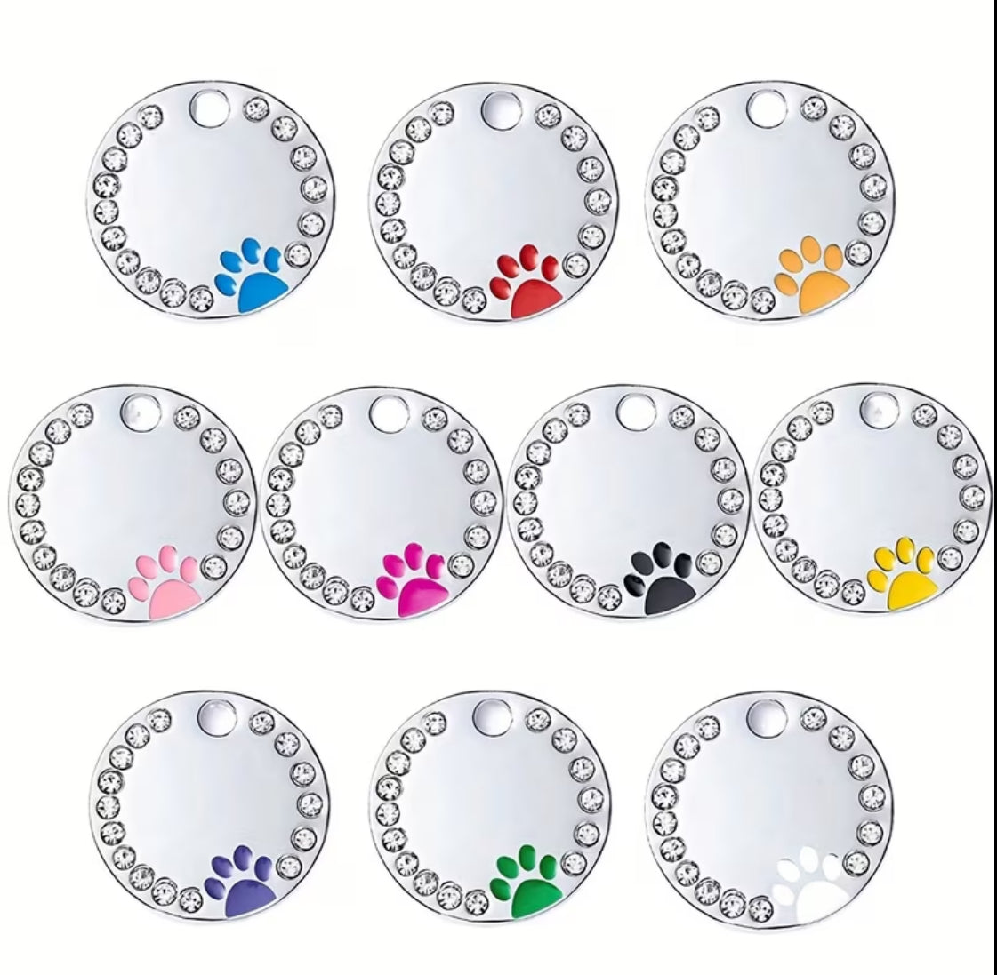 Marke Glitter Circle individuell graviert