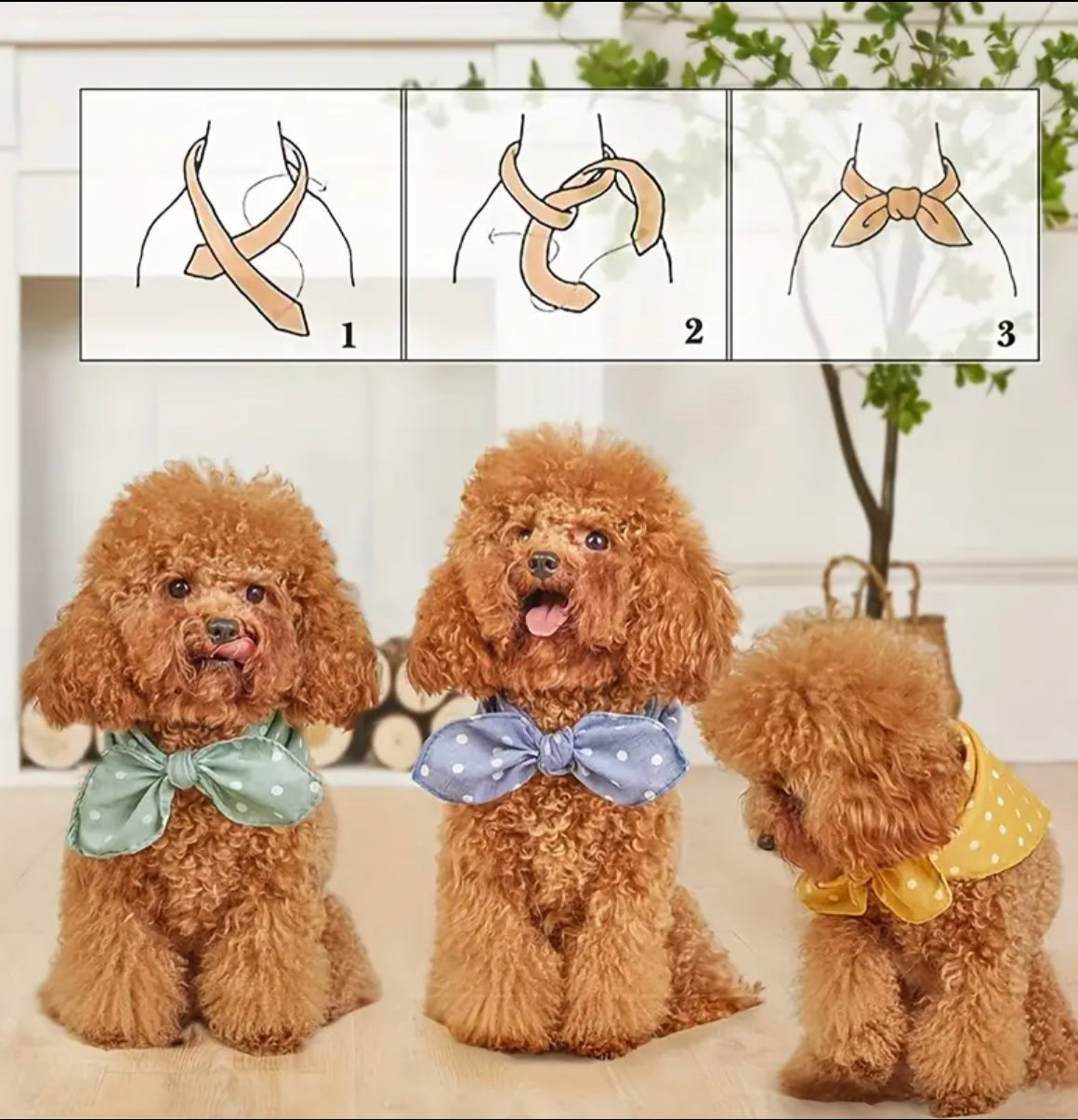 Hunde Halstuch