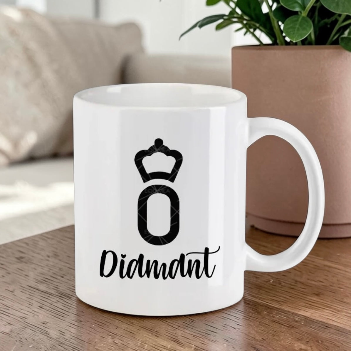 Individuelle Tasse Brandzeichen
