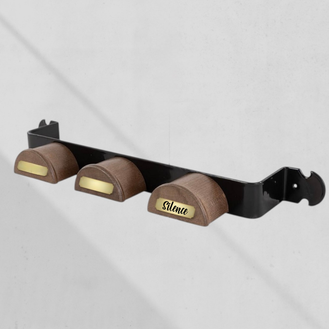 3er Trensenhalter Retro Chic individuell graviert