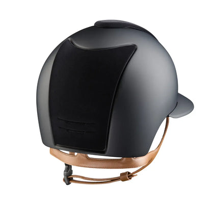 KEP Cromo 2.0 Polo Matt Black Velvet Front & Back Beige Kinnriemen