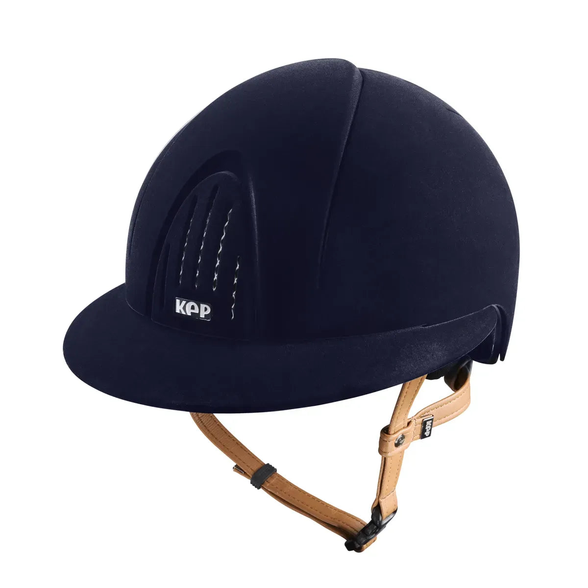 KEP Smart Nova Polo Velvet Blue beigen Kinnriemen