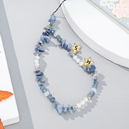 Handykette Bluelagoon mit individueller Gravur