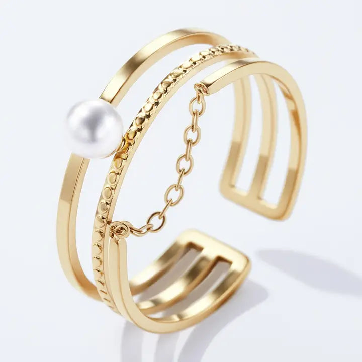 Ring Pearl Charm