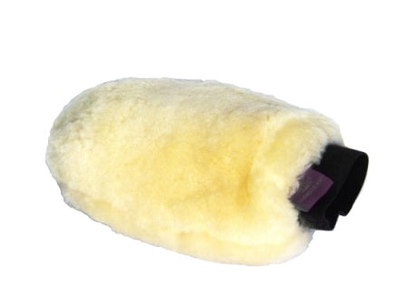 Equitrade Lammfell Putzhandschuh Cream